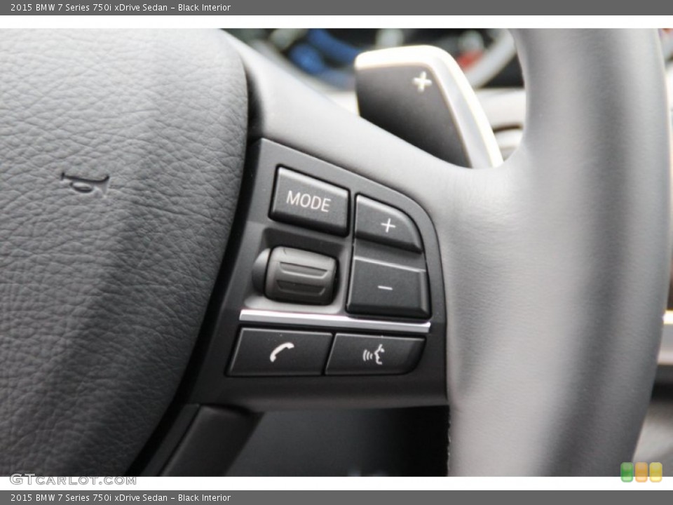 Black Interior Controls for the 2015 BMW 7 Series 750i xDrive Sedan #103877574