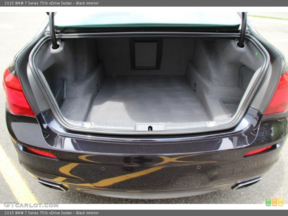 Black Interior Trunk for the 2015 BMW 7 Series 750i xDrive Sedan #103877616