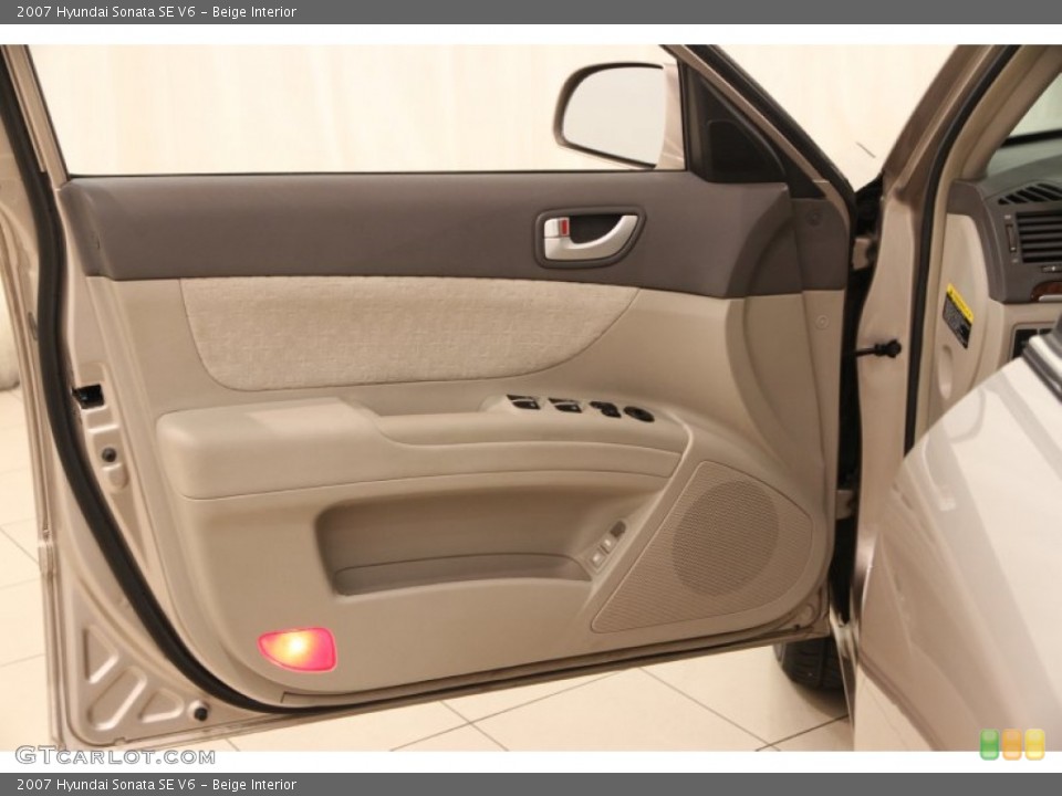 Beige Interior Door Panel for the 2007 Hyundai Sonata SE V6 #103877724