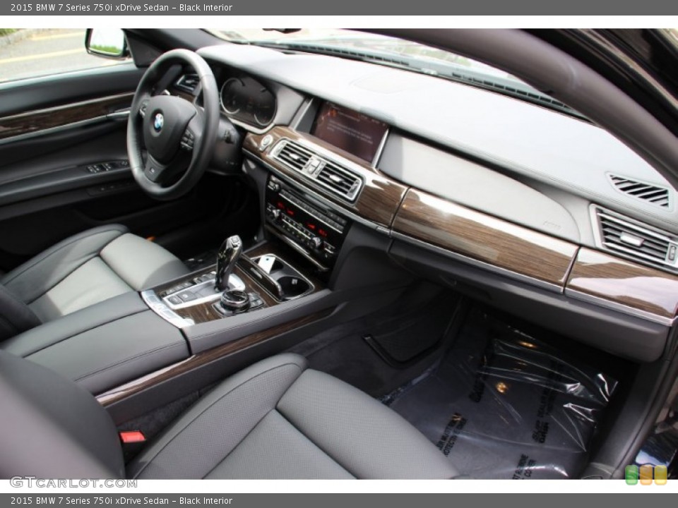 Black Interior Dashboard for the 2015 BMW 7 Series 750i xDrive Sedan #103877730