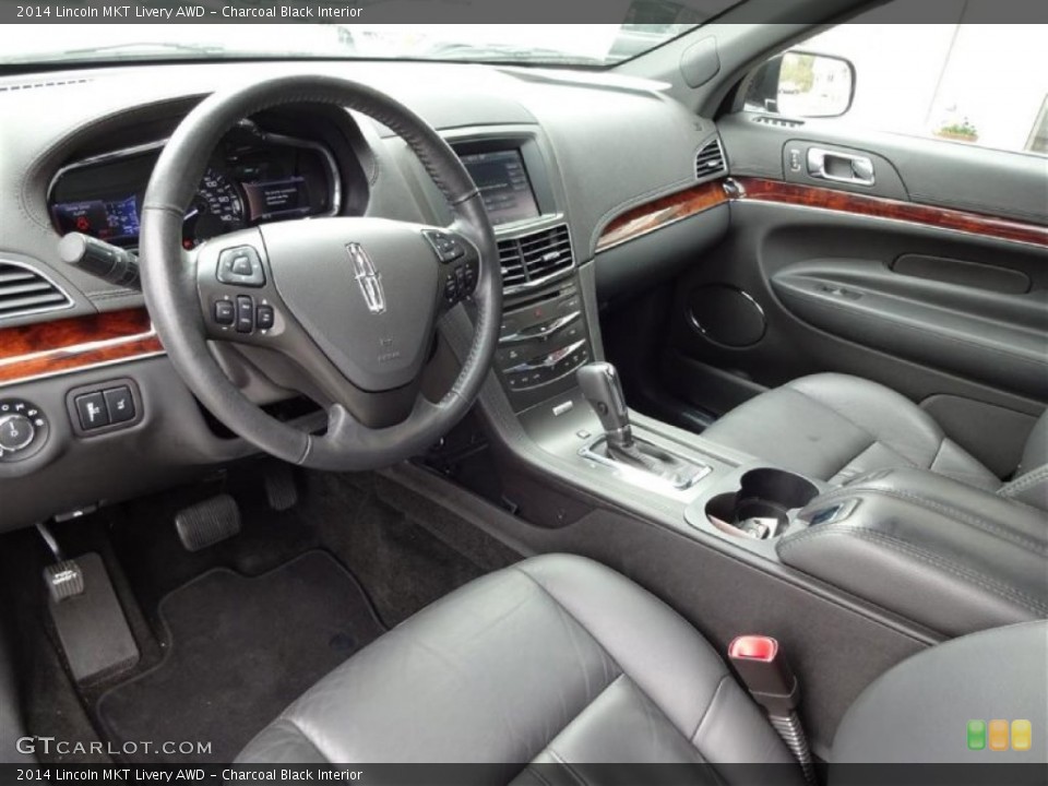 Charcoal Black Interior Prime Interior for the 2014 Lincoln MKT Livery AWD #103881741