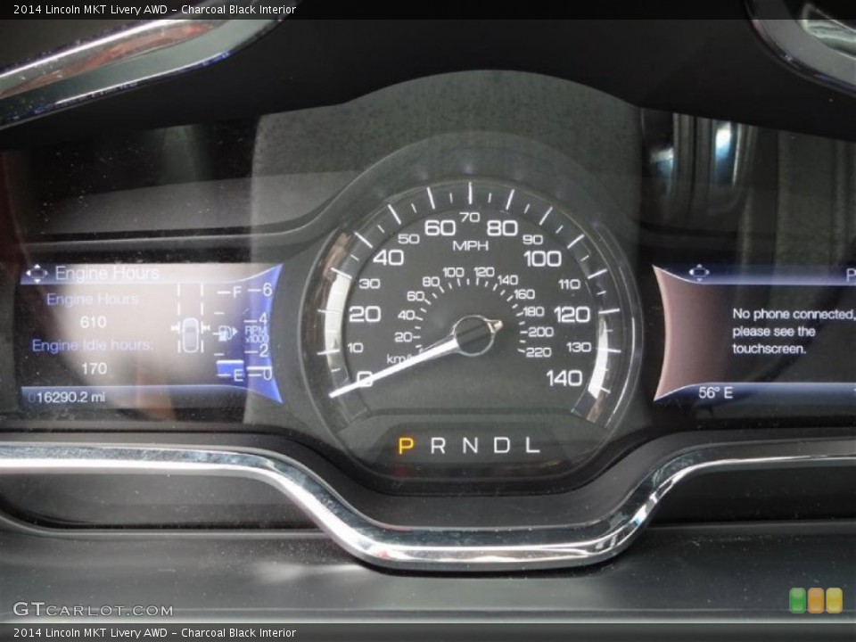 Charcoal Black Interior Gauges for the 2014 Lincoln MKT Livery AWD #103881783
