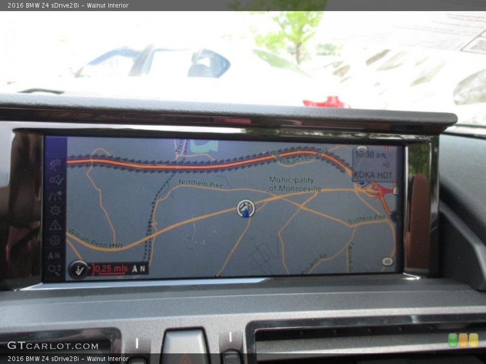 Walnut Interior Navigation for the 2016 BMW Z4 sDrive28i #103882293