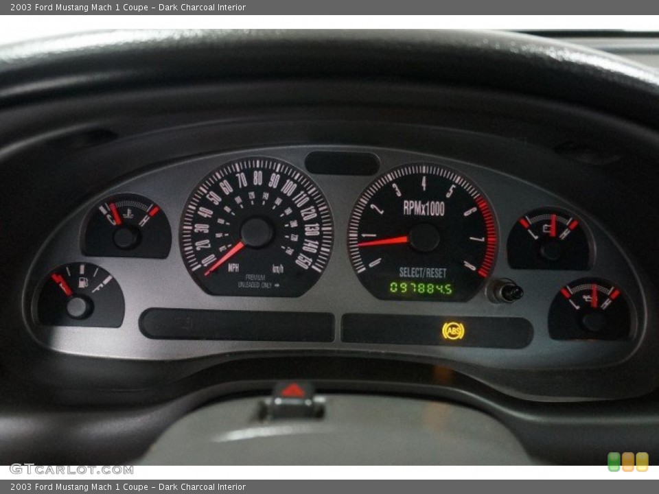 Dark Charcoal Interior Gauges for the 2003 Ford Mustang Mach 1 Coupe #103892862