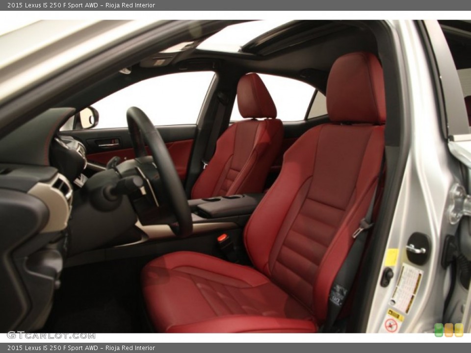 Rioja Red Interior Photo for the 2015 Lexus IS 250 F Sport AWD #103914206