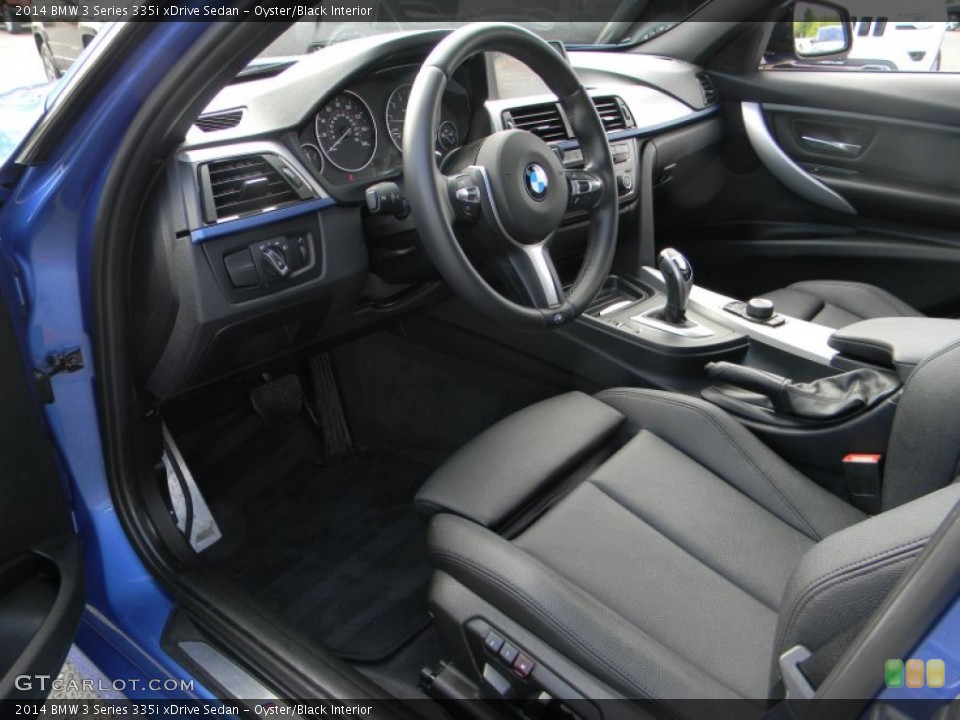 Oyster/Black Interior Prime Interior for the 2014 BMW 3 Series 335i xDrive Sedan #103914296