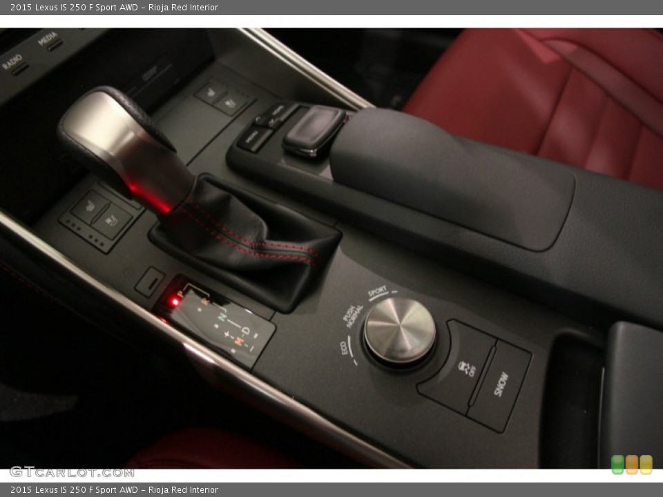 Rioja Red Interior Controls for the 2015 Lexus IS 250 F Sport AWD #103914443