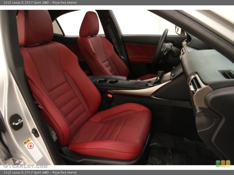 Rioja Red Interior Front Seat for the 2015 Lexus IS 250 F Sport AWD #103914515