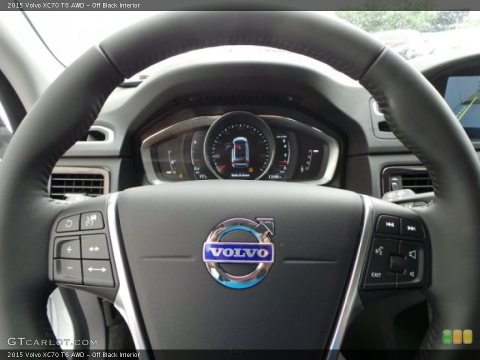Off Black Interior Steering Wheel for the 2015 Volvo XC70 T6 AWD #103922051