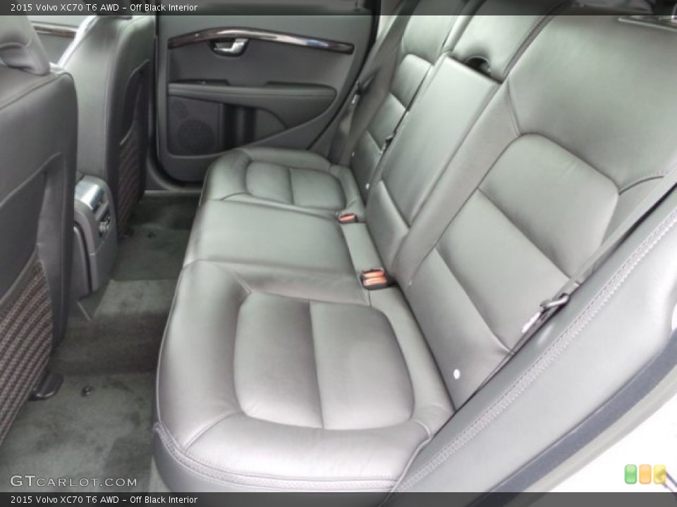 Off Black Interior Rear Seat for the 2015 Volvo XC70 T6 AWD #103922102