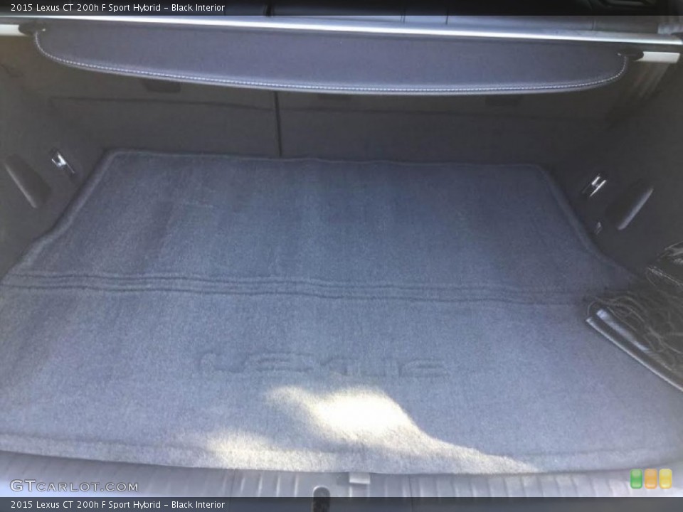 Black Interior Trunk for the 2015 Lexus CT 200h F Sport Hybrid #103938219