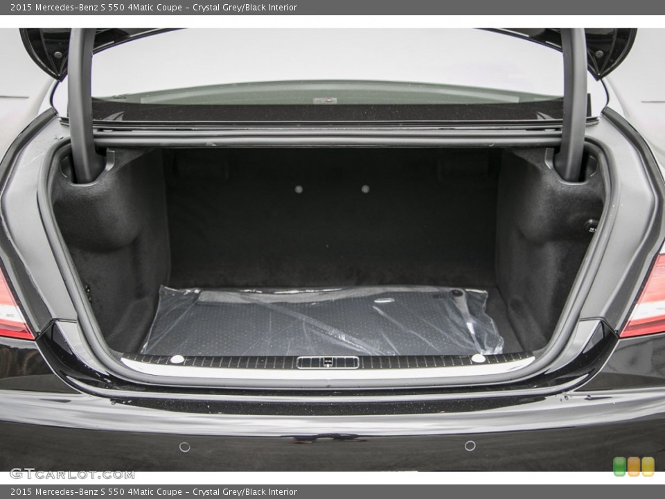 Crystal Grey/Black Interior Trunk for the 2015 Mercedes-Benz S 550 4Matic Coupe #103940739
