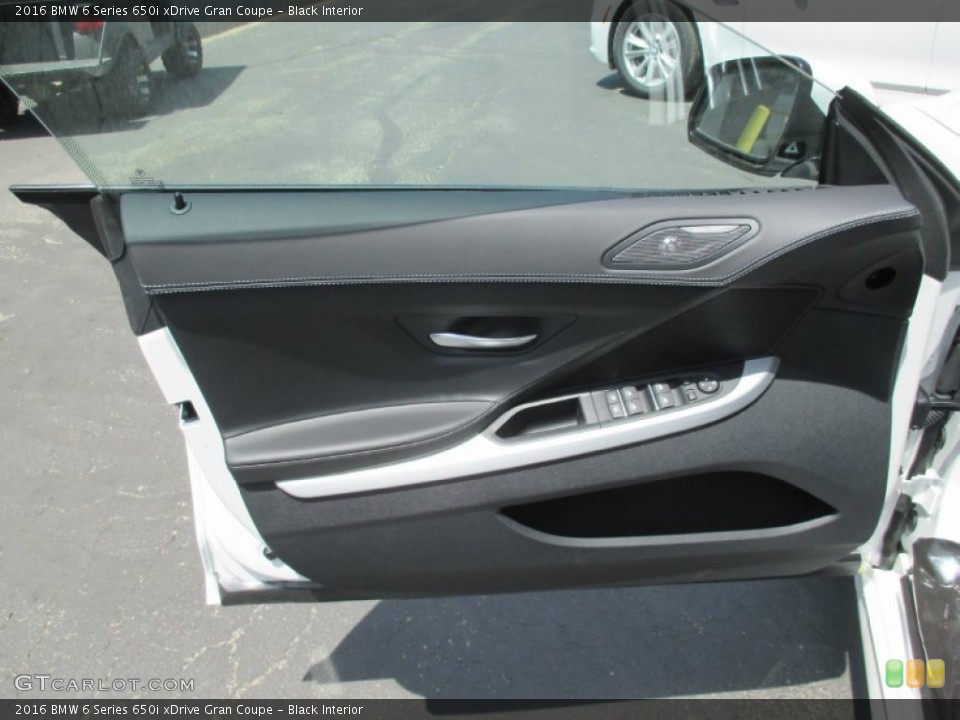 Black Interior Door Panel for the 2016 BMW 6 Series 650i xDrive Gran Coupe #103941651