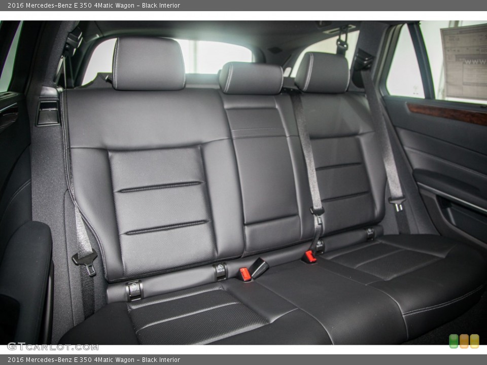 Black Interior Rear Seat for the 2016 Mercedes-Benz E 350 4Matic Wagon #103944456