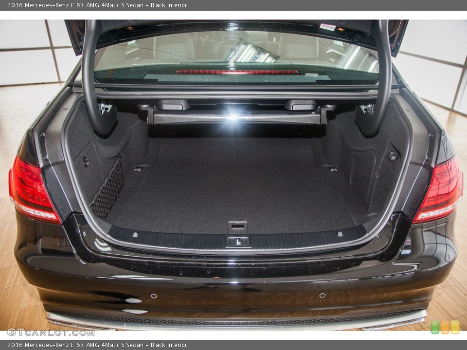 Black Interior Trunk for the 2016 Mercedes-Benz E 63 AMG 4Matic S Sedan #103944966