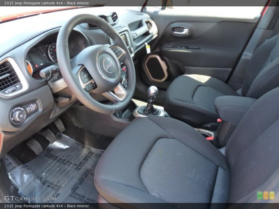 Black Interior Prime Interior for the 2015 Jeep Renegade Latitude 4x4 #103951962