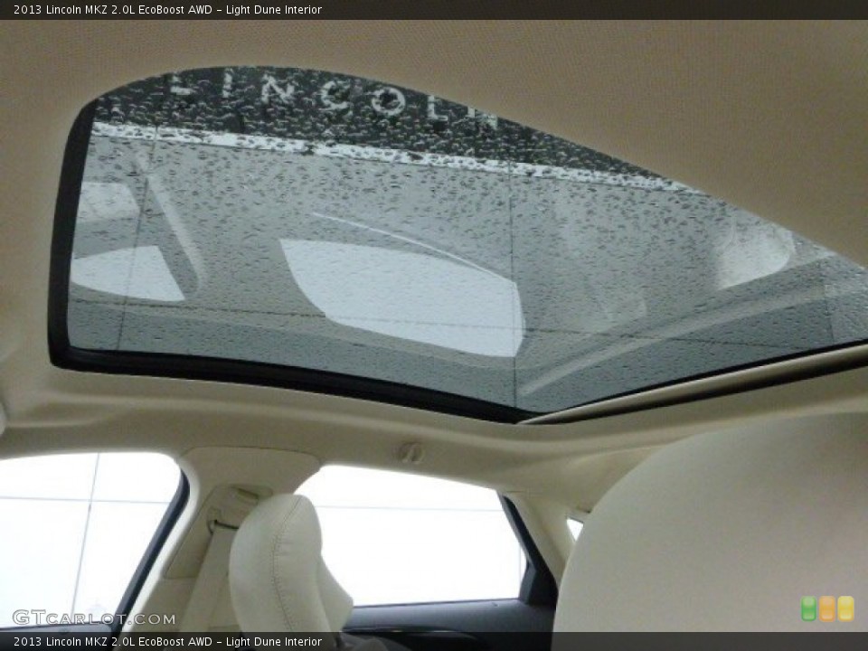 Light Dune Interior Sunroof for the 2013 Lincoln MKZ 2.0L EcoBoost AWD #103954935