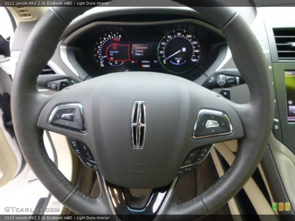 Light Dune Interior Steering Wheel for the 2013 Lincoln MKZ 2.0L EcoBoost AWD #103954965