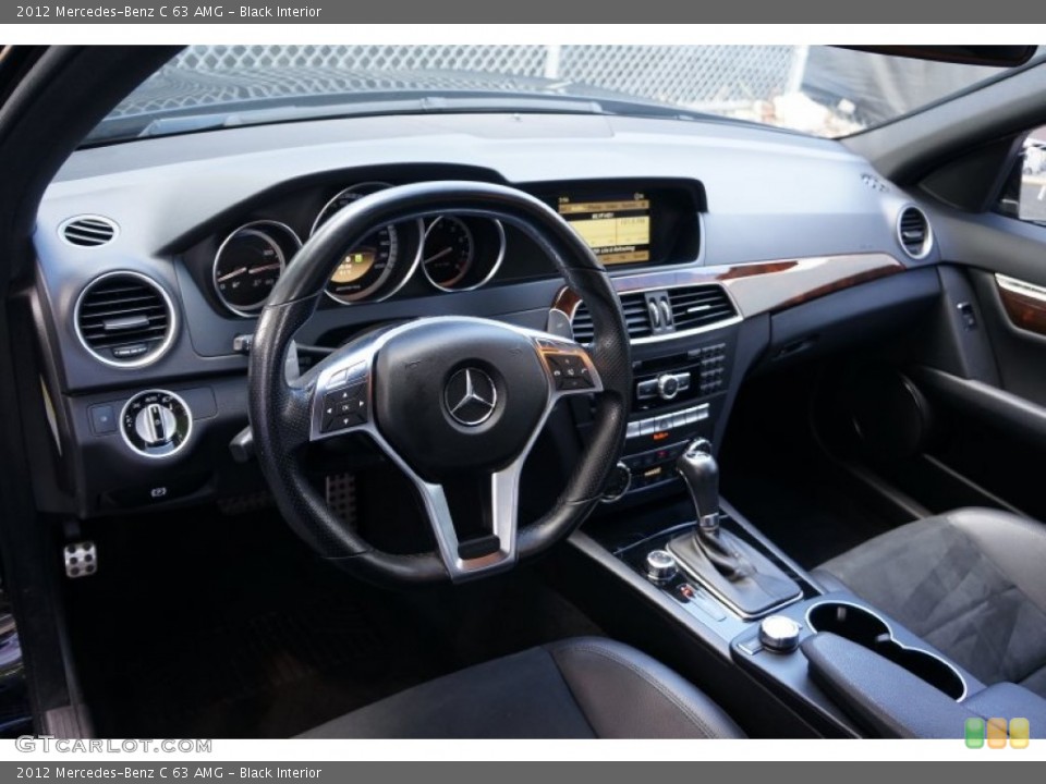 Black 2012 Mercedes-Benz C Interiors