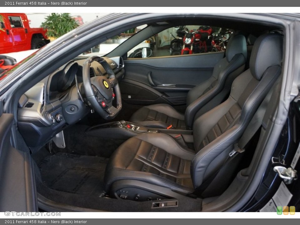 Nero (Black) Interior Photo for the 2011 Ferrari 458 Italia #103968141