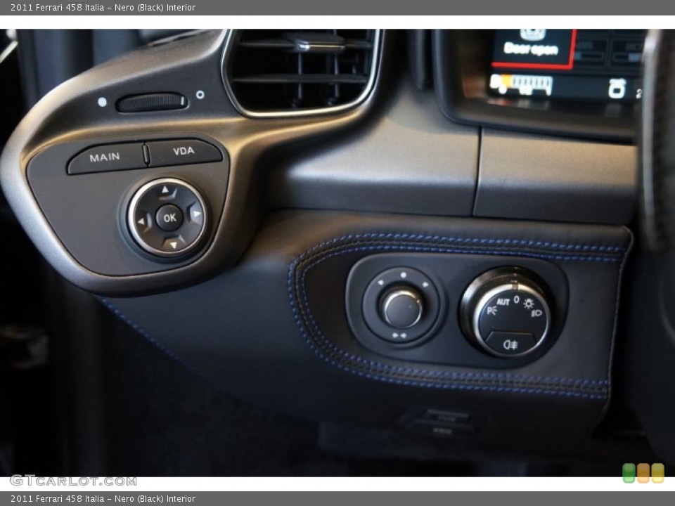 Nero (Black) Interior Controls for the 2011 Ferrari 458 Italia #103968462