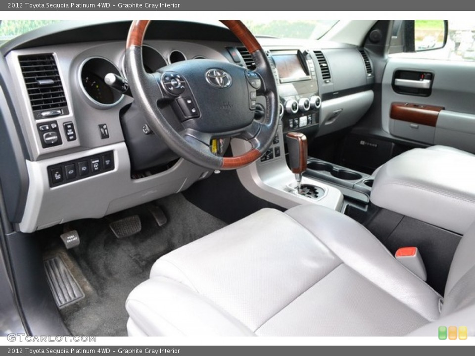 Graphite Gray Interior Photo for the 2012 Toyota Sequoia Platinum 4WD #103971297