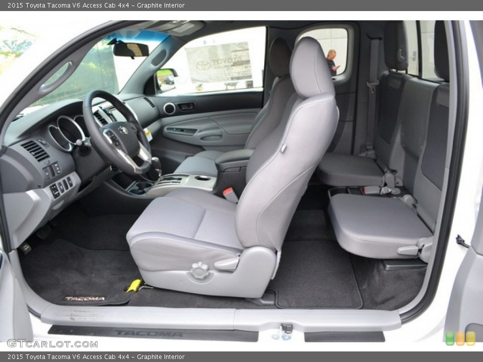 Graphite Interior Photo for the 2015 Toyota Tacoma V6 Access Cab 4x4 #103972044