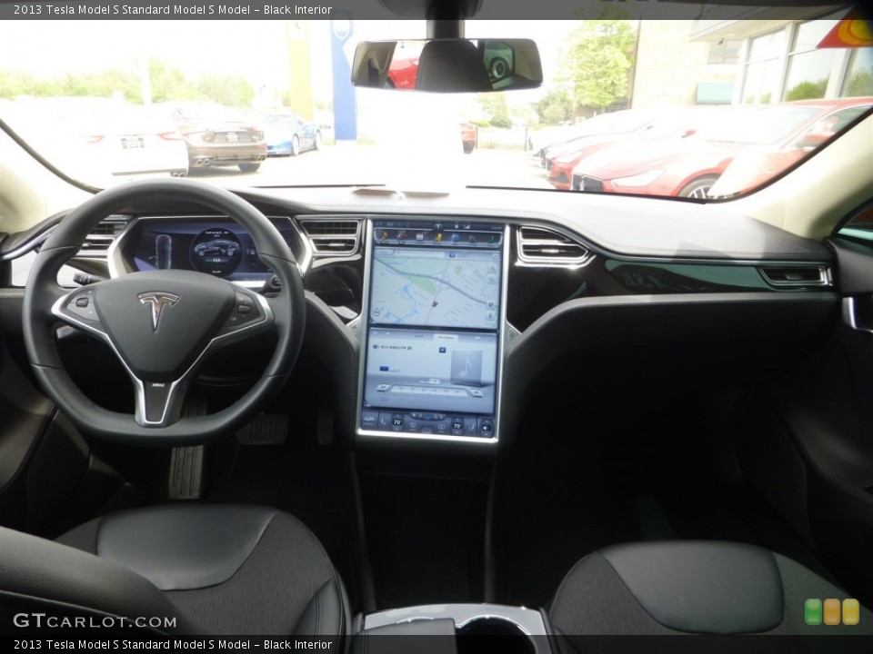 Black Interior Dashboard for the 2013 Tesla Model S  #103975338