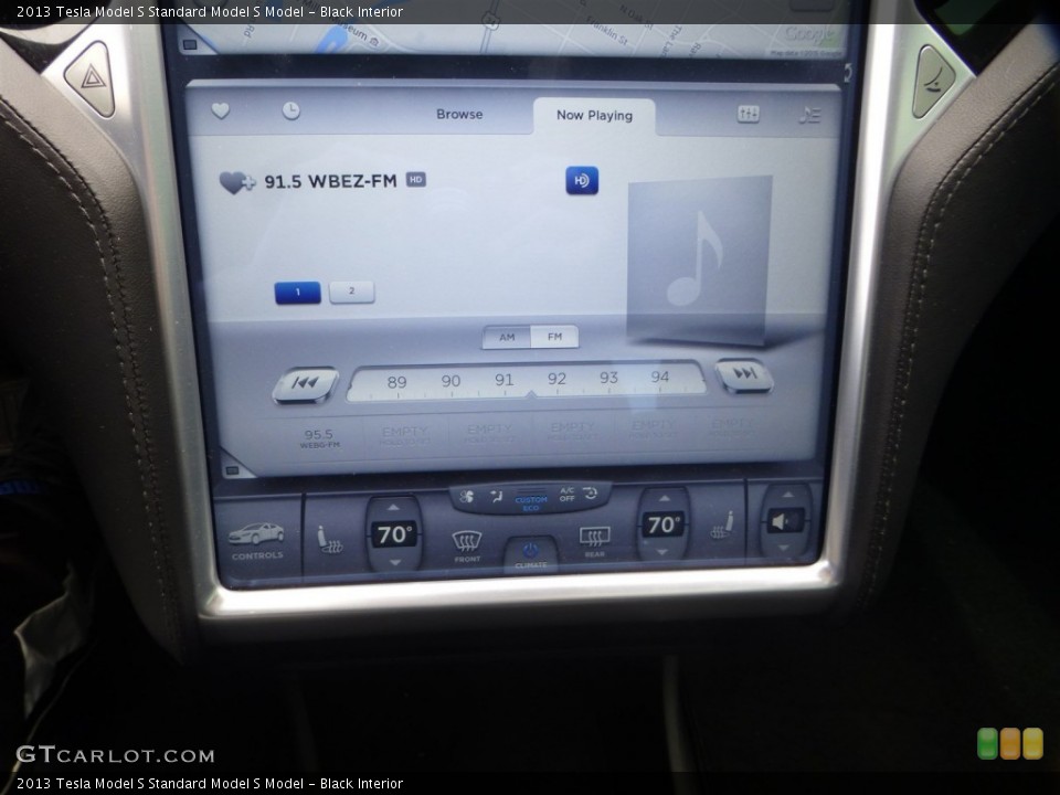 Black Interior Controls for the 2013 Tesla Model S  #103975350