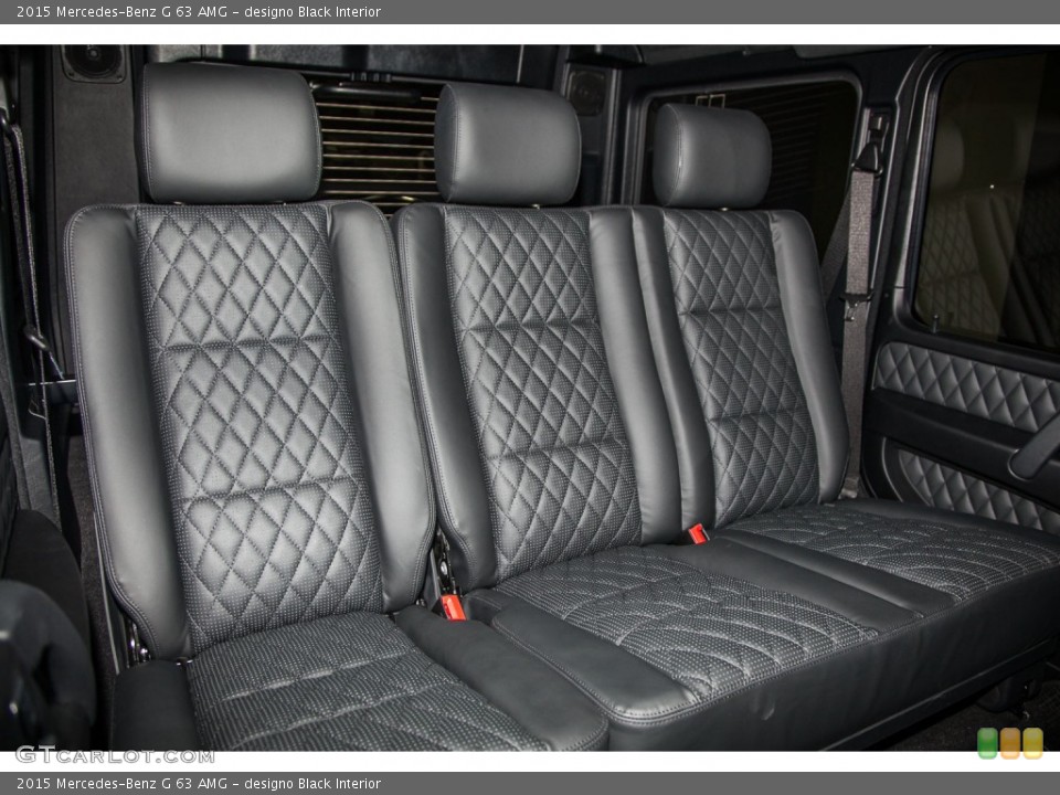 designo Black Interior Rear Seat for the 2015 Mercedes-Benz G 63 AMG #103980421