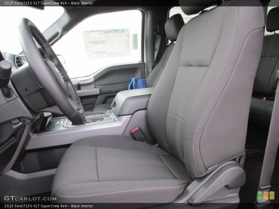 Black Interior Photo for the 2015 Ford F150 XLT SuperCrew 4x4 #103981324