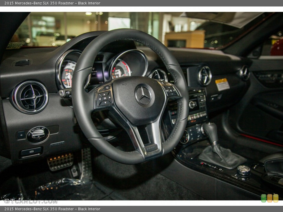 Black Interior Dashboard for the 2015 Mercedes-Benz SLK 350 Roadster #103981423