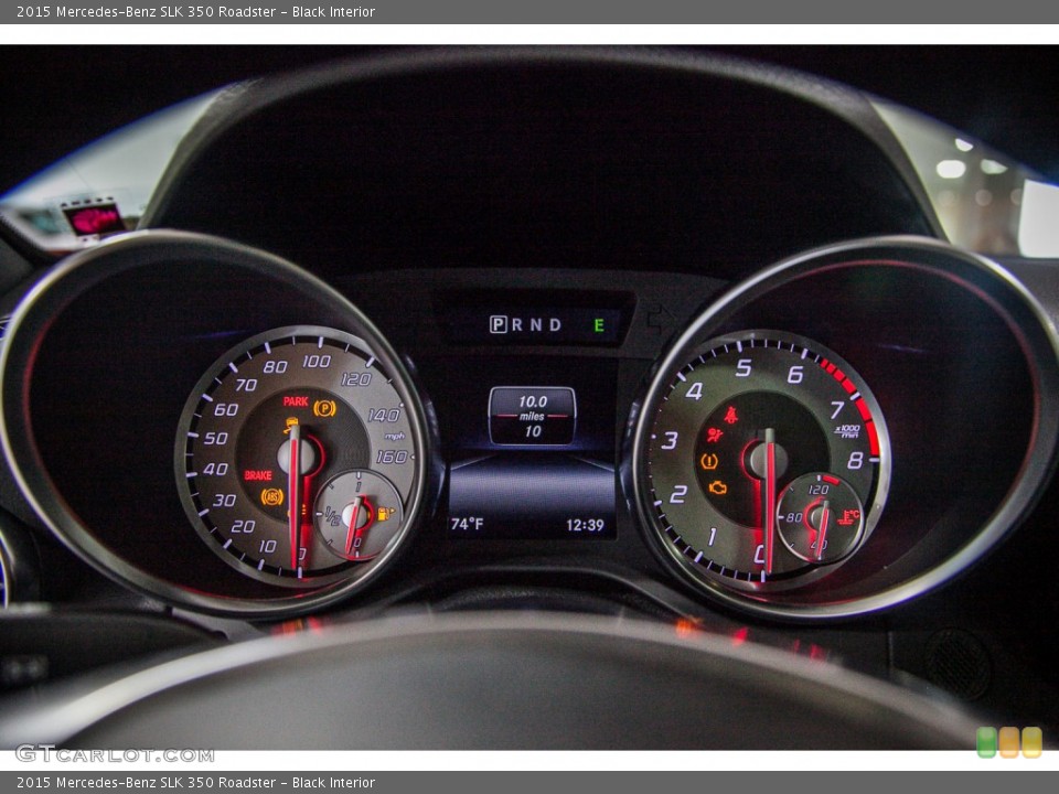 Black Interior Gauges for the 2015 Mercedes-Benz SLK 350 Roadster #103981486