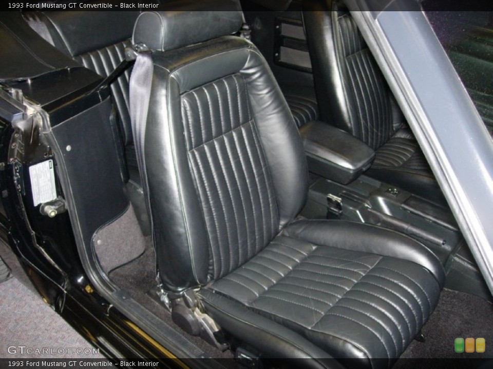 Black 1993 Ford Mustang Interiors