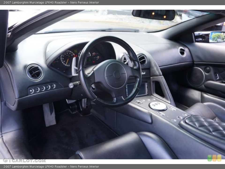 Nero Perseus Interior Prime Interior for the 2007 Lamborghini Murcielago LP640 Roadster #103985086