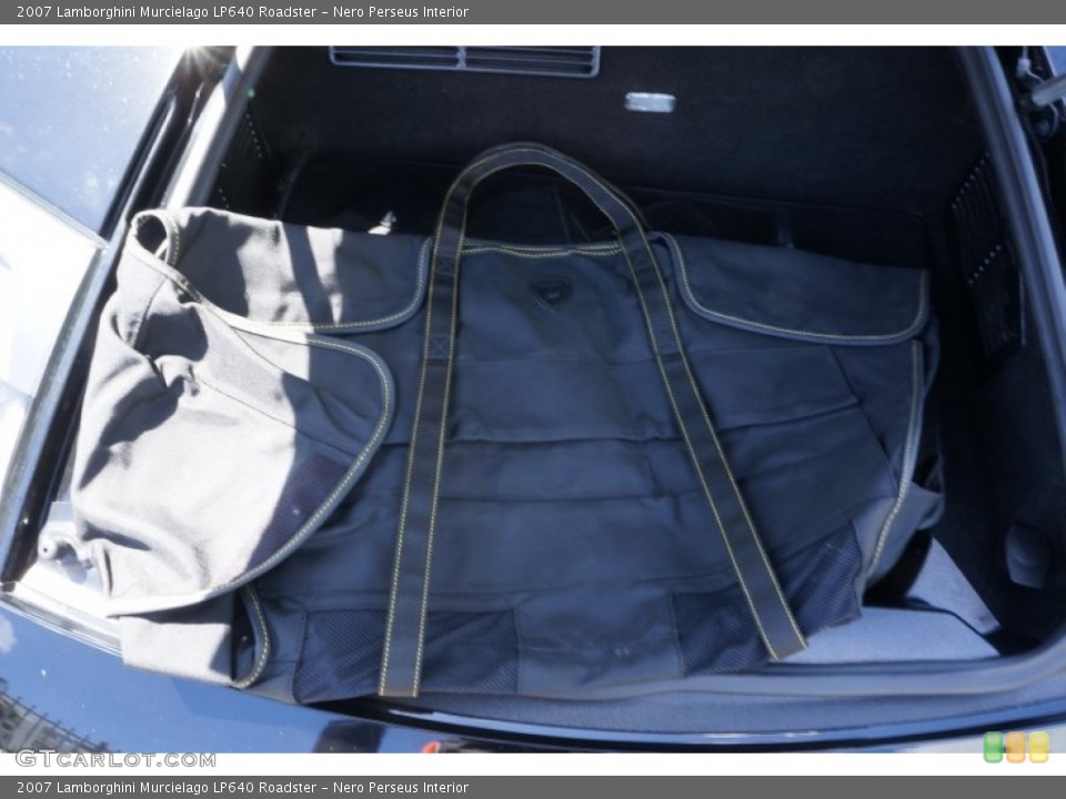 Nero Perseus Interior Trunk for the 2007 Lamborghini Murcielago LP640 Roadster #103985848