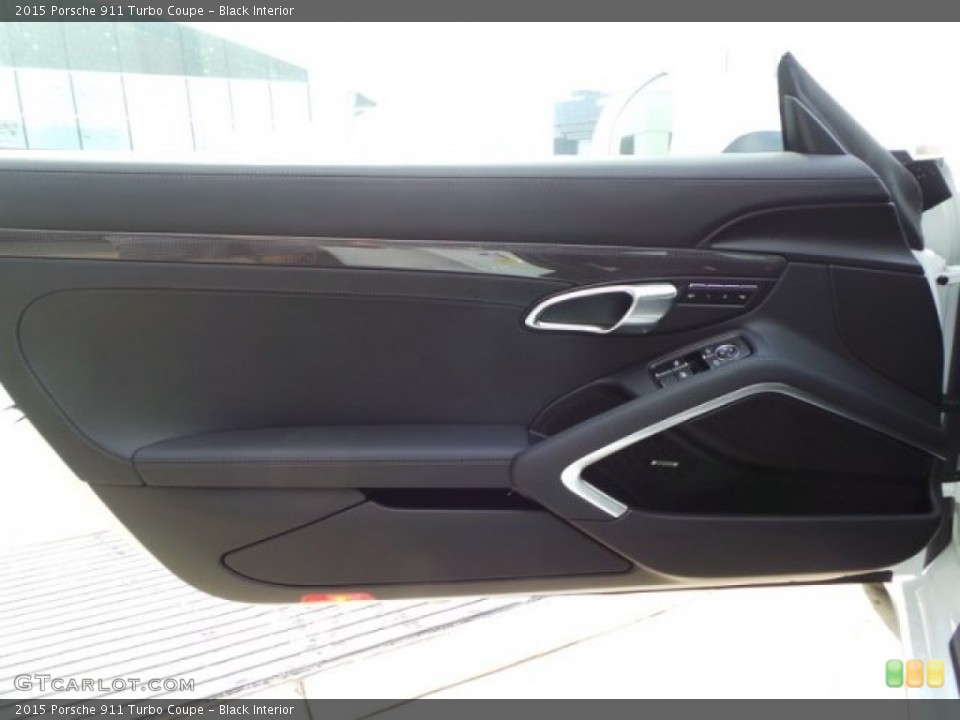 Black Interior Door Panel for the 2015 Porsche 911 Turbo Coupe #103985974