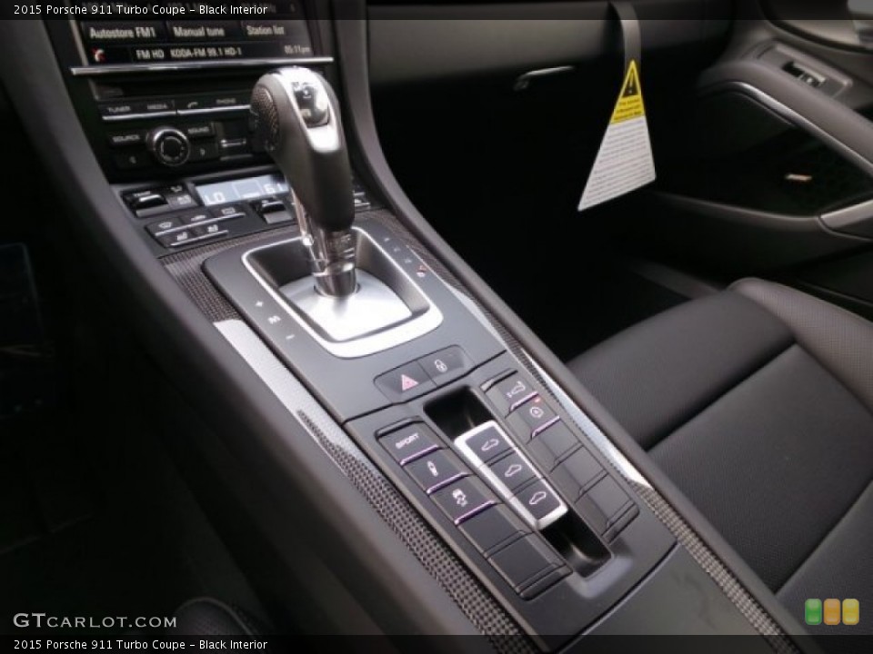 Black Interior Transmission for the 2015 Porsche 911 Turbo Coupe #103986097