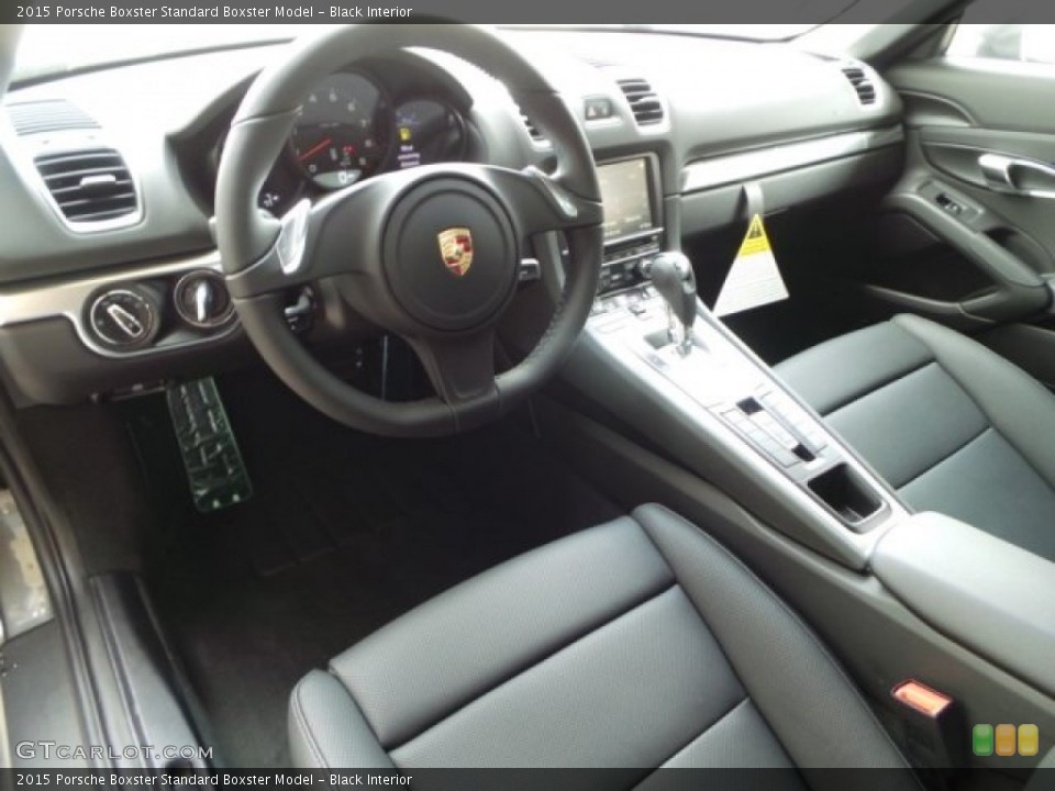 Black Interior Prime Interior for the 2015 Porsche Boxster  #103986784