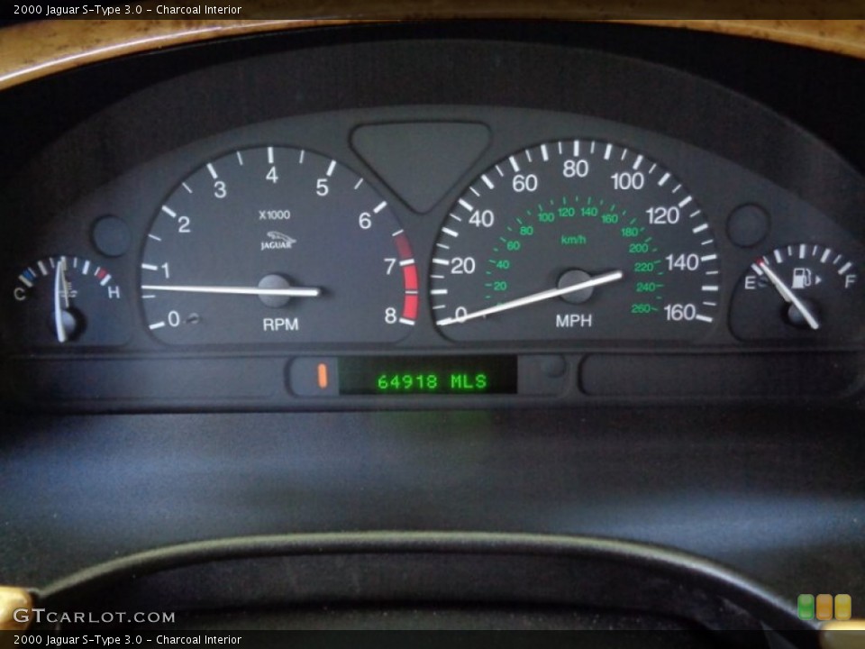 Charcoal Interior Gauges for the 2000 Jaguar S-Type 3.0 #103986922