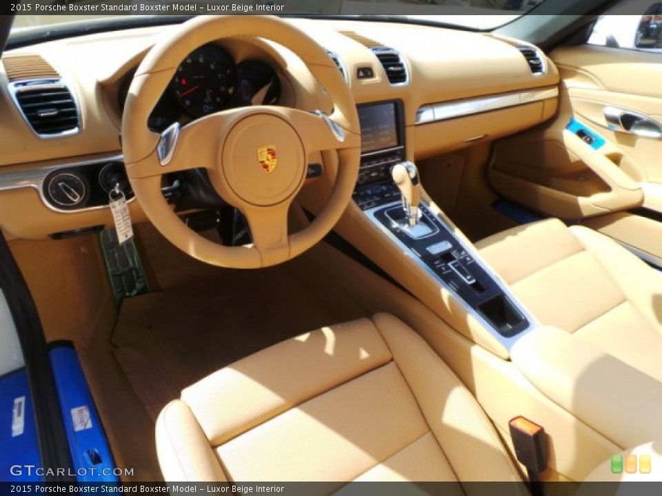 Luxor Beige 2015 Porsche Boxster Interiors