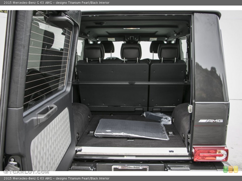 designo Titanium Pearl/Black Interior Trunk for the 2015 Mercedes-Benz G 63 AMG #103991519