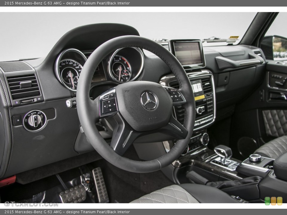 designo Titanium Pearl/Black Interior Prime Interior for the 2015 Mercedes-Benz G 63 AMG #103991548