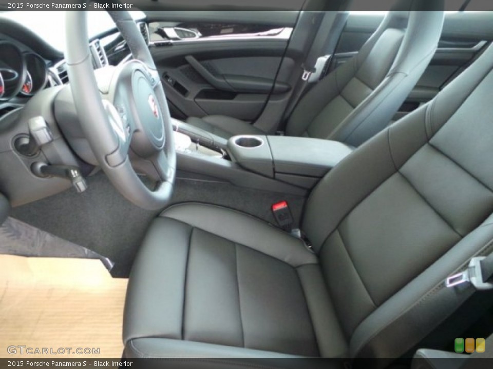 Black Interior Front Seat for the 2015 Porsche Panamera S #103991788