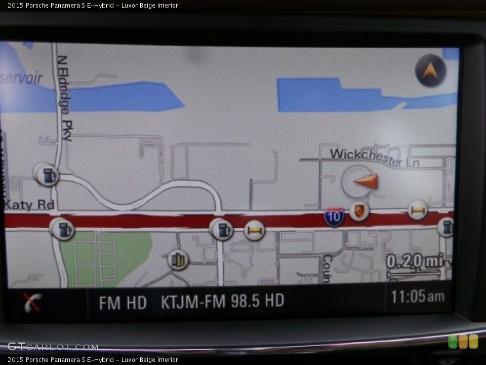 Luxor Beige Interior Navigation for the 2015 Porsche Panamera S E-Hybrid #103992754