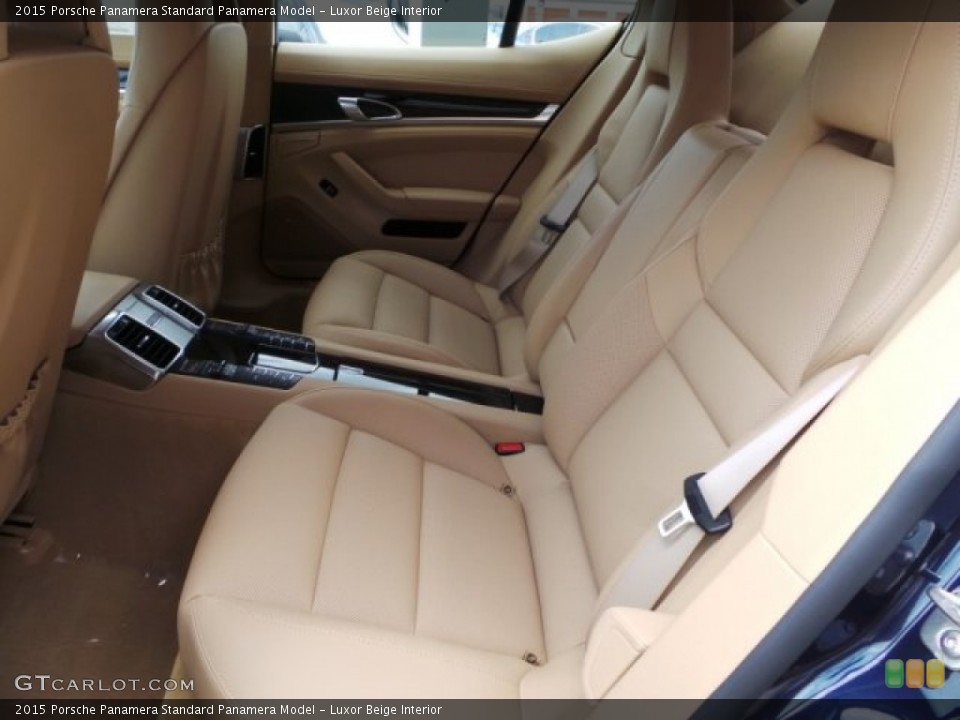 Luxor Beige Interior Rear Seat for the 2015 Porsche Panamera  #103994296