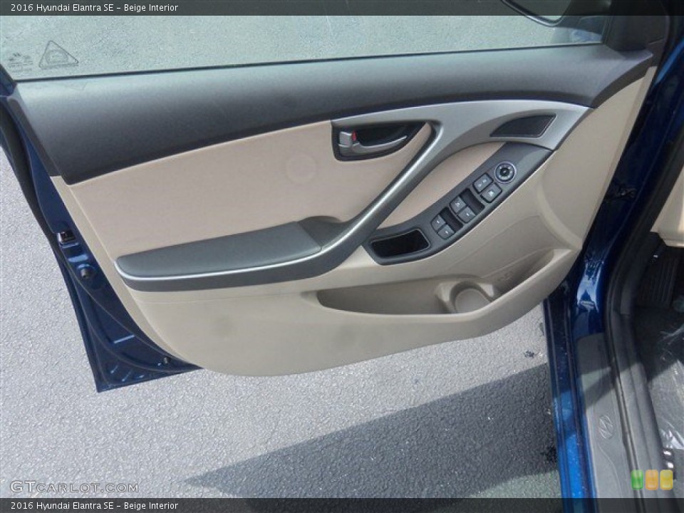 Beige Interior Door Panel for the 2016 Hyundai Elantra SE #103995940