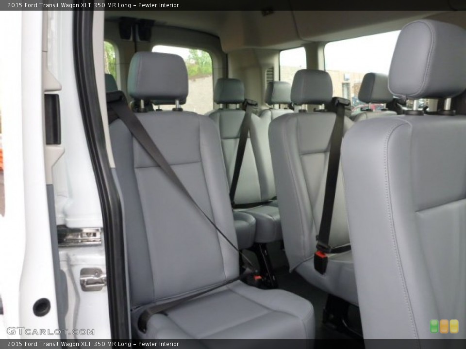 Pewter Interior Rear Seat for the 2015 Ford Transit Wagon XLT 350 MR Long #104039874