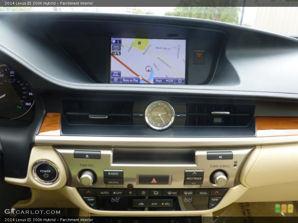 Parchment Interior Controls for the 2014 Lexus ES 300h Hybrid #104050026