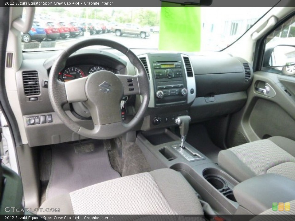 Graphite Interior Prime Interior for the 2012 Suzuki Equator Sport Crew Cab 4x4 #104050131